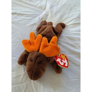 Ty‎ Beanie Baby Chocolate the Moose Plush Toy - April 27, 1993